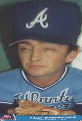 1986 Fleer Update Ted Simmons #U-106 card