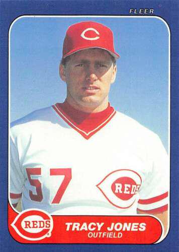1986 Fleer Update Tracy Jones #U-58 card