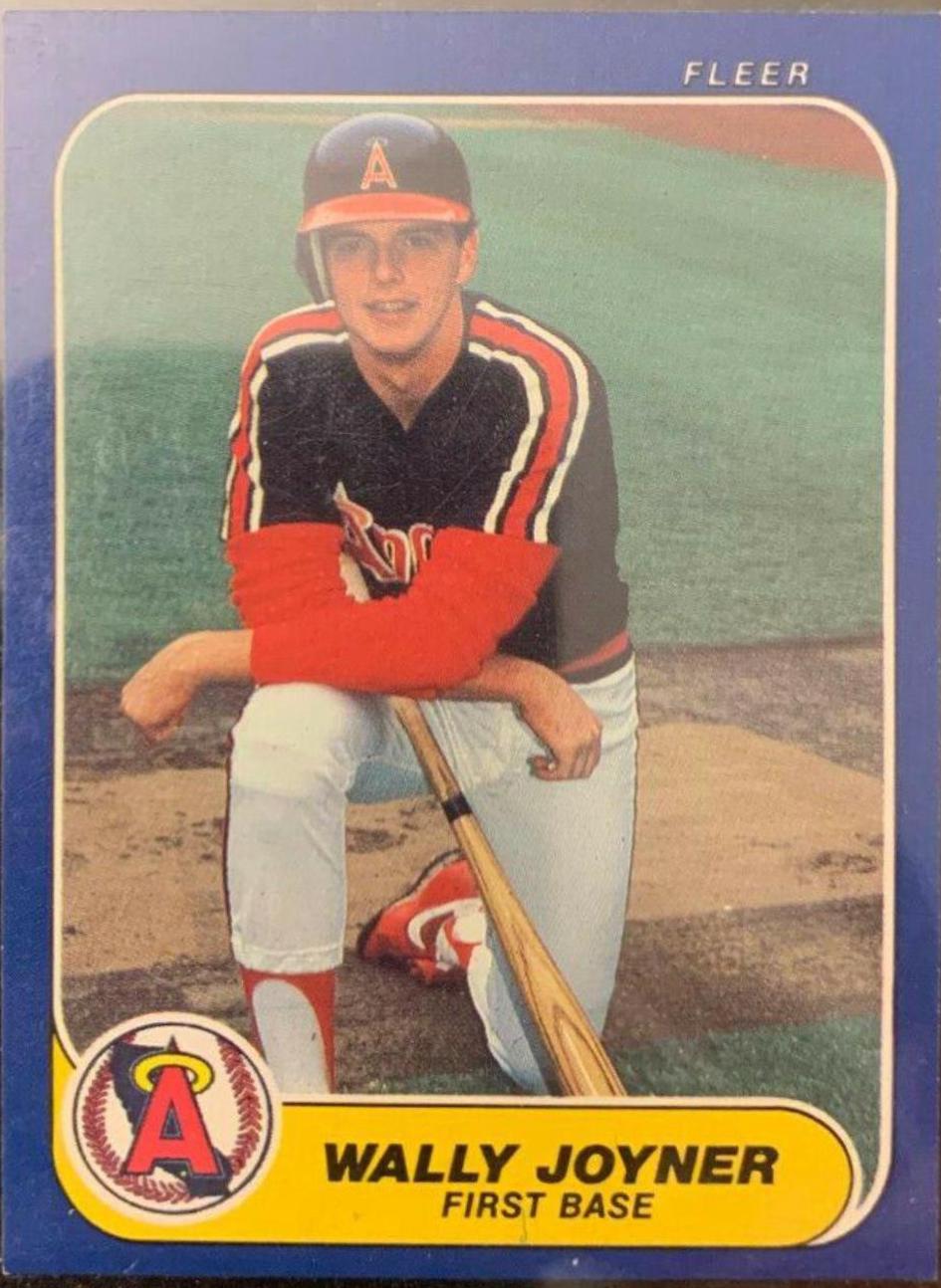 1986 Fleer Update Wally Joyner #U-59 card