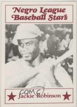 1986 Fritsch Negro League Baseball Stars Jackie Robinson #25 card