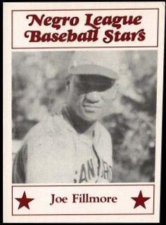 1986 Fritsch Negro League Baseball Stars Joe Fillmore #59 card