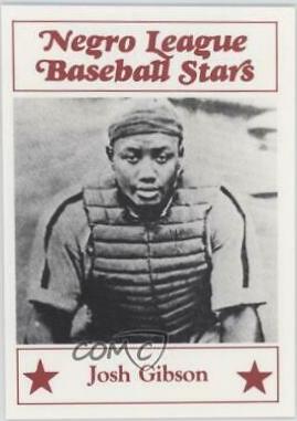 1986 Fritsch Negro League Baseball Stars Josh Gibson #23 card