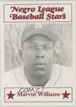 1986 Fritsch Negro League Baseball Stars Marvin Williams #87 card