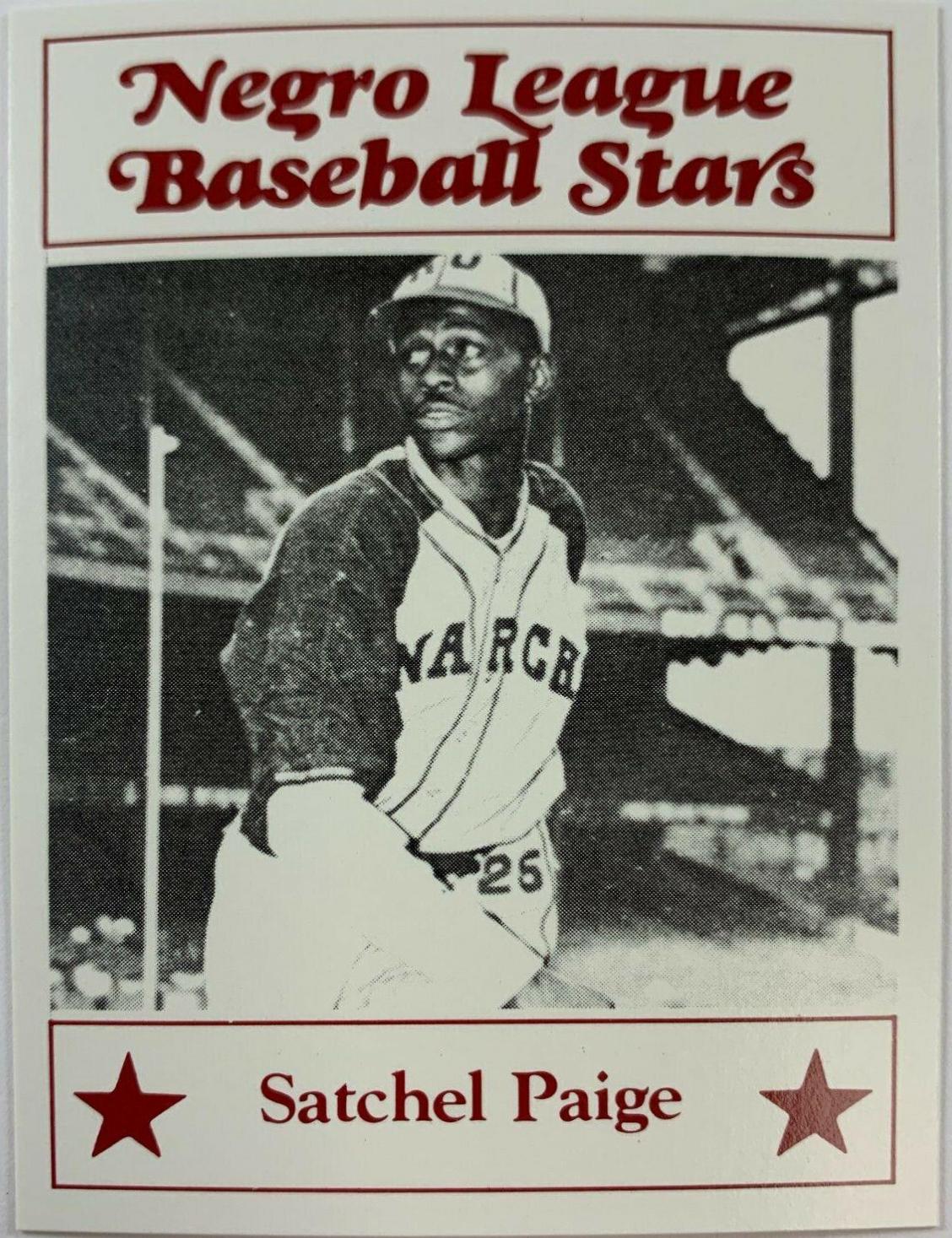 1986 Fritsch Negro League Baseball Stars Satchel Paige #10 card