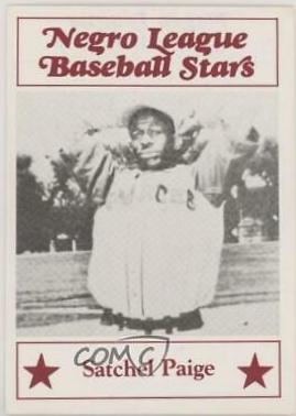 1986 Fritsch Negro League Baseball Stars Satchel Paige #21 card