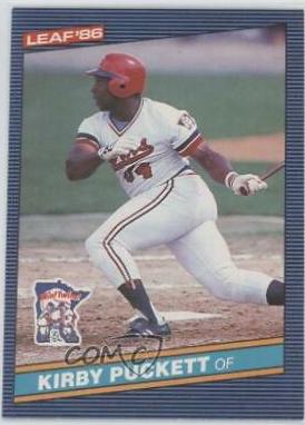 1986 Leaf Kirby Puckett #69 card