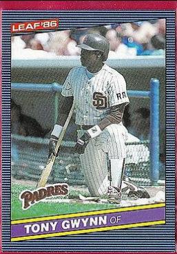 1986 Leaf Tony Gwynn #41 card
