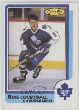 1986 O-Pee-Chee Russ Courtnall #174 card