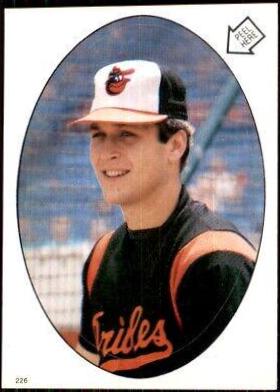 1986 O Pee Chee Stickers Cal Ripken Jr. #226 card