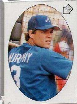 1986 O Pee Chee Stickers Dale Murphy #35 card