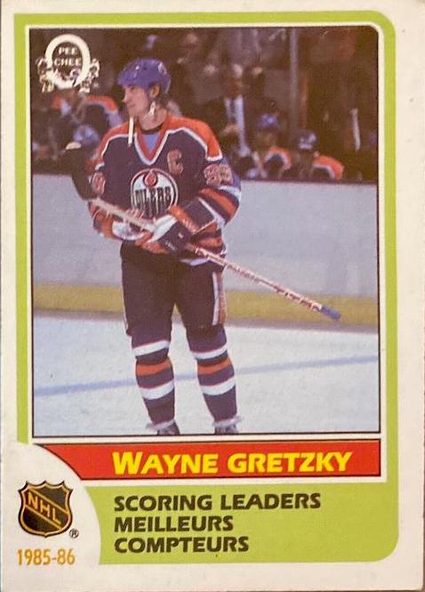 1986 O-Pee-Chee Wayne Gretzky [Scoring Leader] #260 card