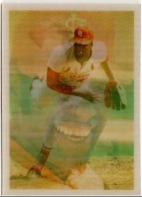 1986 Sportflics Decade Greats Bob Gibson #42 card