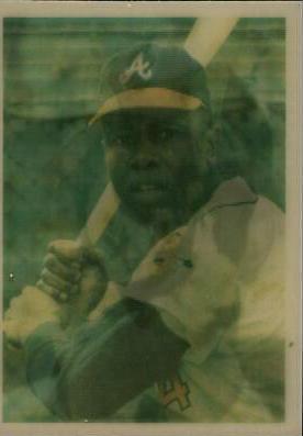 1986 Sportflics Decade Greats Henry Aaron #40 card