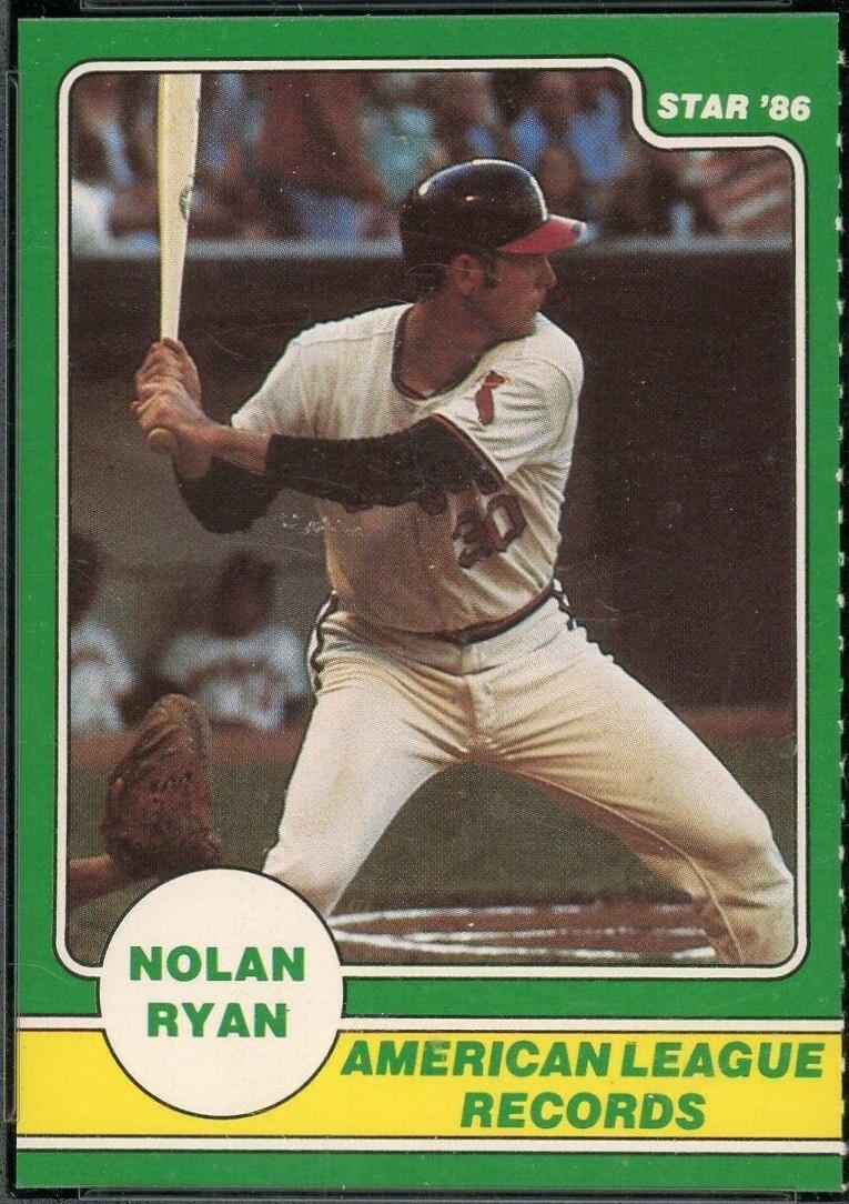1986 Star Ryan Nolan Ryan [Perforated] #10 card