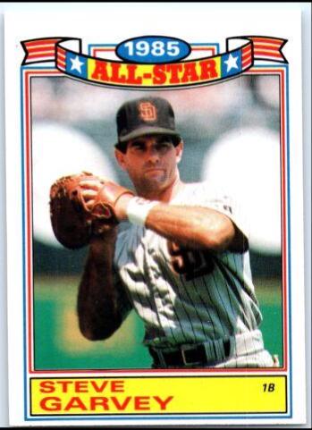 1986 Topps All Star Glossy Set of 22 Steve Garvey #13 card