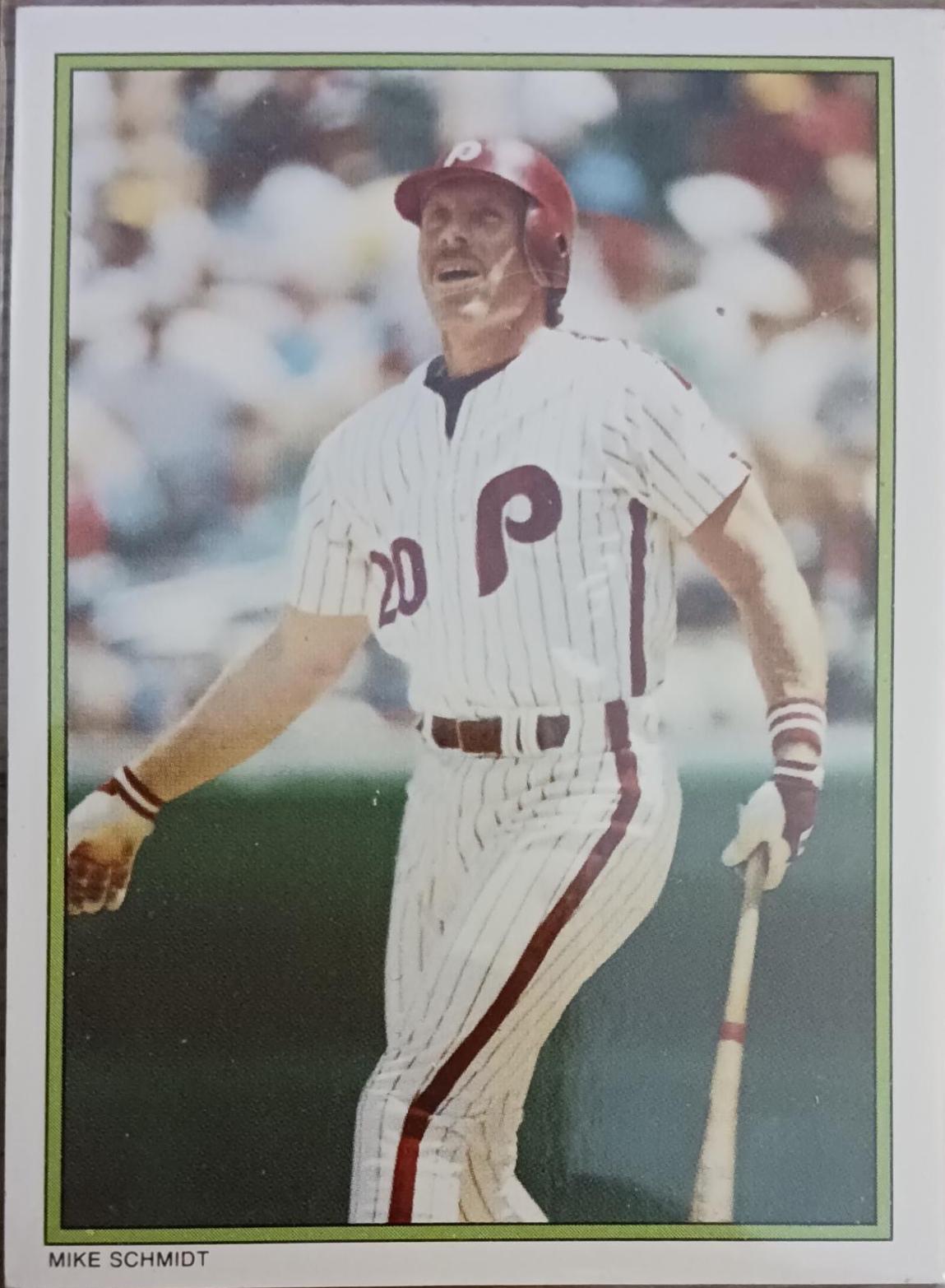 1986 Topps All Star Glossy Set of 60 Mike Schmidt #17 card