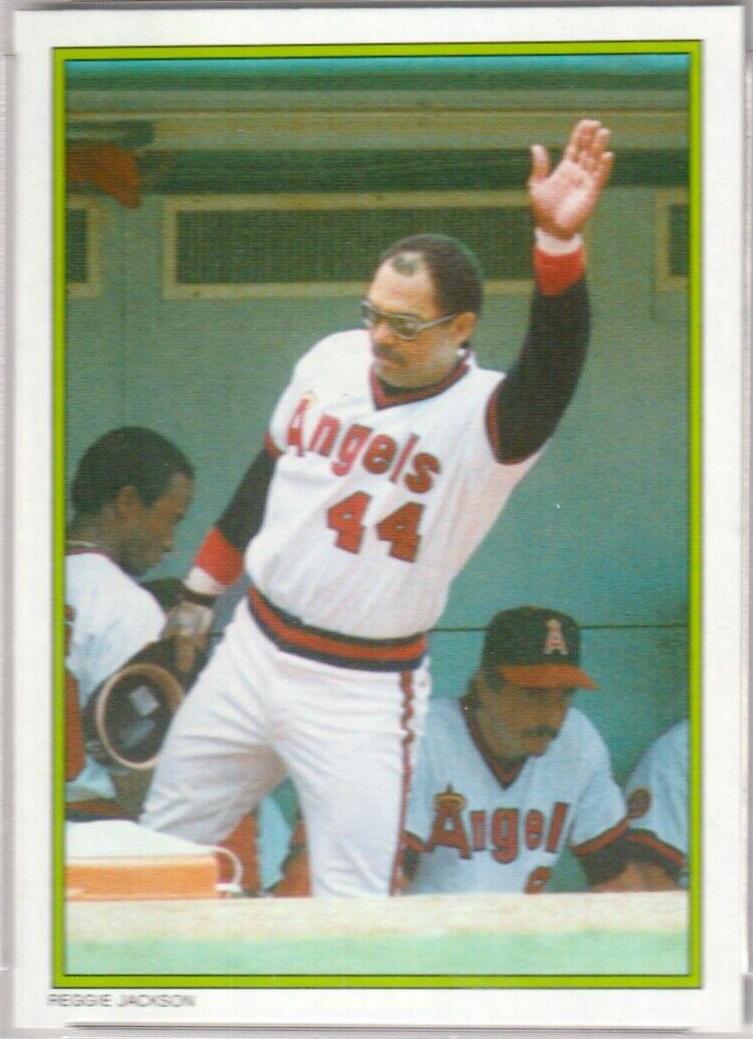 1986 Topps All Star Glossy Set of 60 Reggie Jackson #2 card