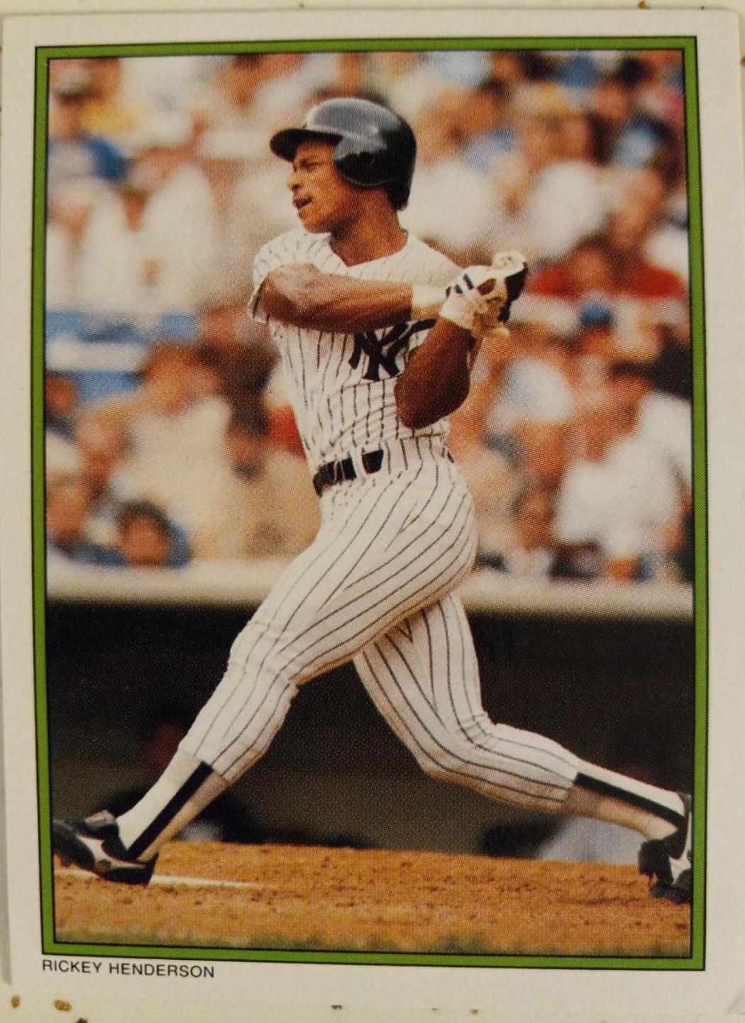 1986 Topps All Star Glossy Set of 60 Rickey Henderson #5 card
