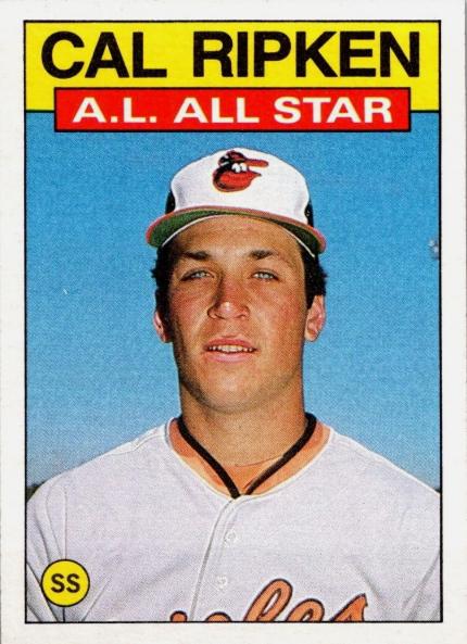 1986 Topps Cal Ripken Jr. #715 card