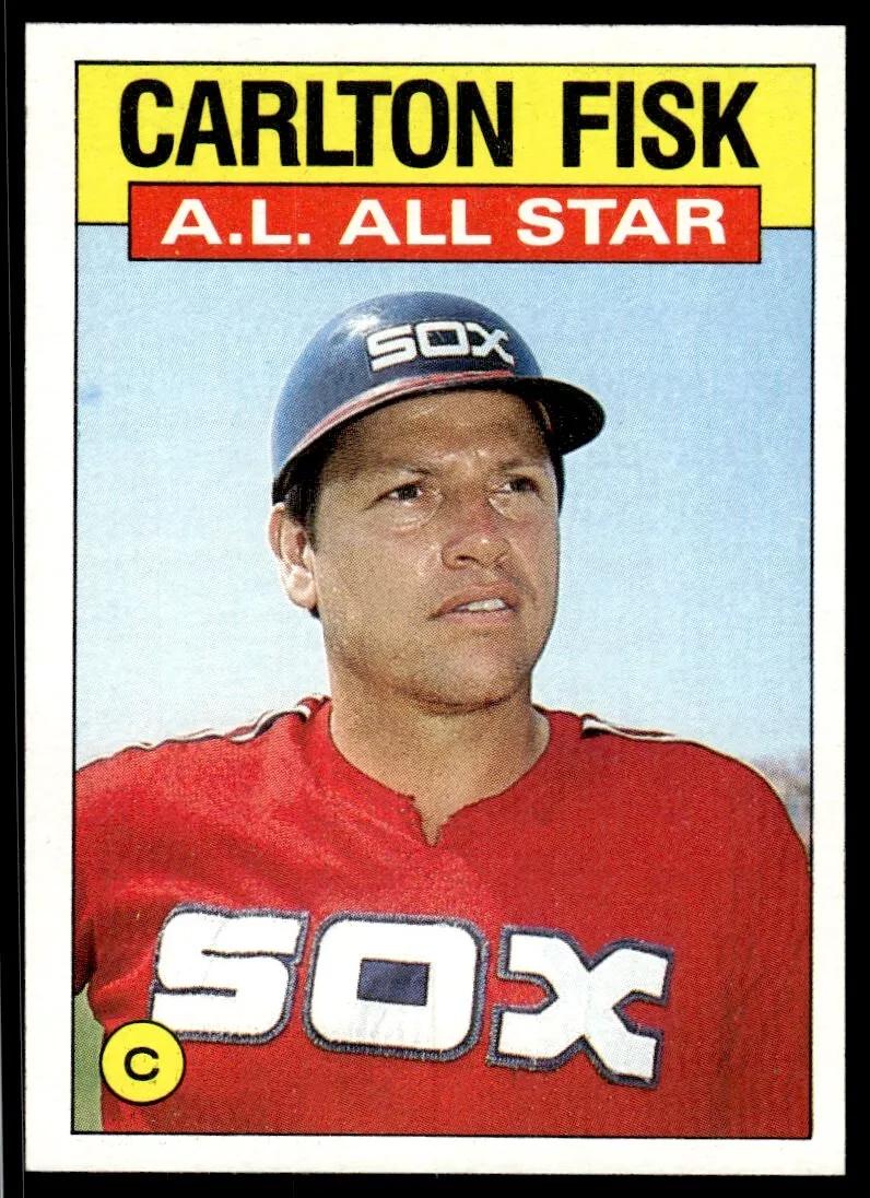 1986 Topps Carlton Fisk #719 card