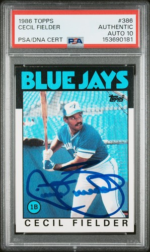 1986 Topps Cecil Fielder #386 card