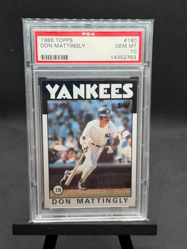 1986 Topps Don Mattingly #180 card