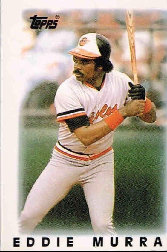 1986 Topps Mini League Leaders Eddie Murray #1 card