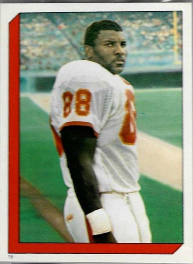 1986 Topps Stickers Jimmie Giles #15 card