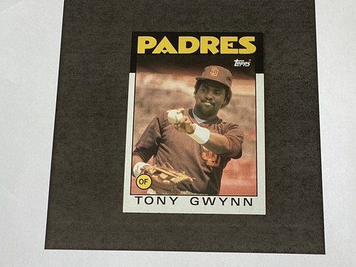 1986 Topps Tiffany Tony Gwynn #10 card