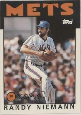 1986 Topps Traded Randy Niemann #78T card