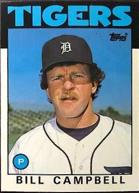 1986 Topps Traded Tiffany Bill Campbell #17T card