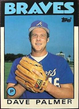 1986 Topps Traded Tiffany Dave Palmer #84T card