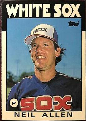 1986 Topps Traded Tiffany Neil Allen #2T card