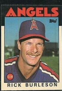 1986 Topps Traded Tiffany Rick Burleson #16T card