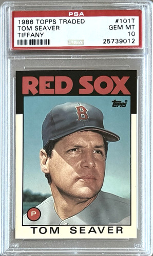 1986 Topps Traded Tiffany Tom Seaver #101T card