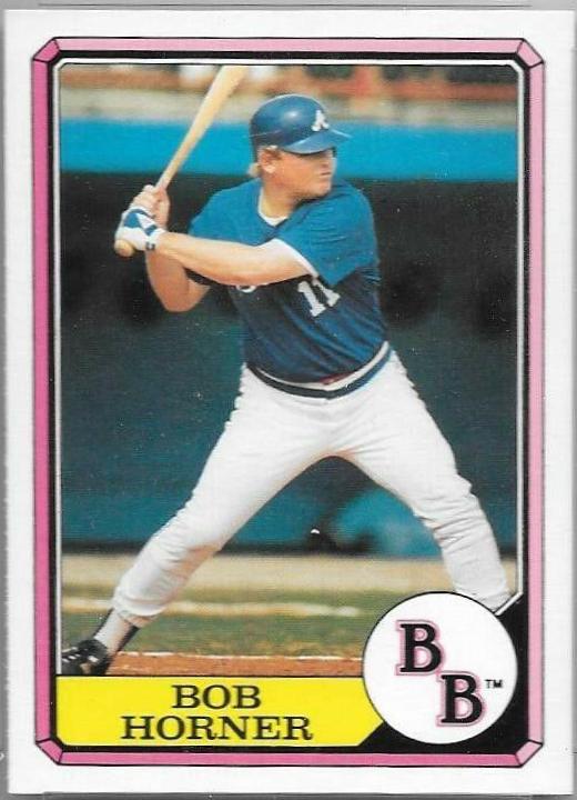 1987 Boardwalk & Baseball Bob Horner [No Slash] #23 card