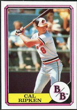1987 Boardwalk & Baseball Cal Ripken Jr. #22 card