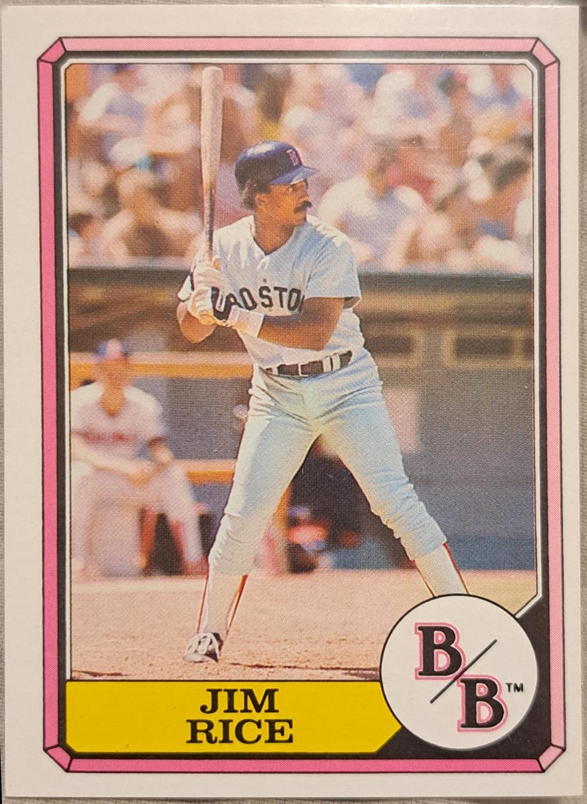 1987 Boardwalk & Baseball Jim Rice #5 card