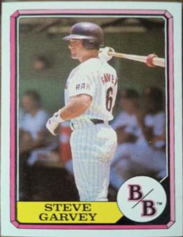 1987 Boardwalk & Baseball Steve Garvey [Top Run Makers] #18 card