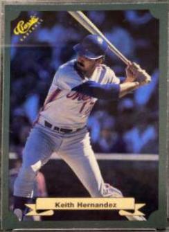 1987 Classic MLB Game Keith Hernandez #4 card