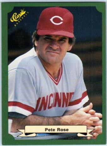 1987 Classic MLB Game Pete Rose #1 card