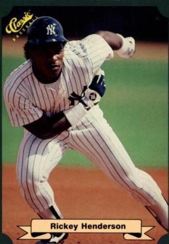 1987 Classic MLB Game Rickey Henderson #12 card