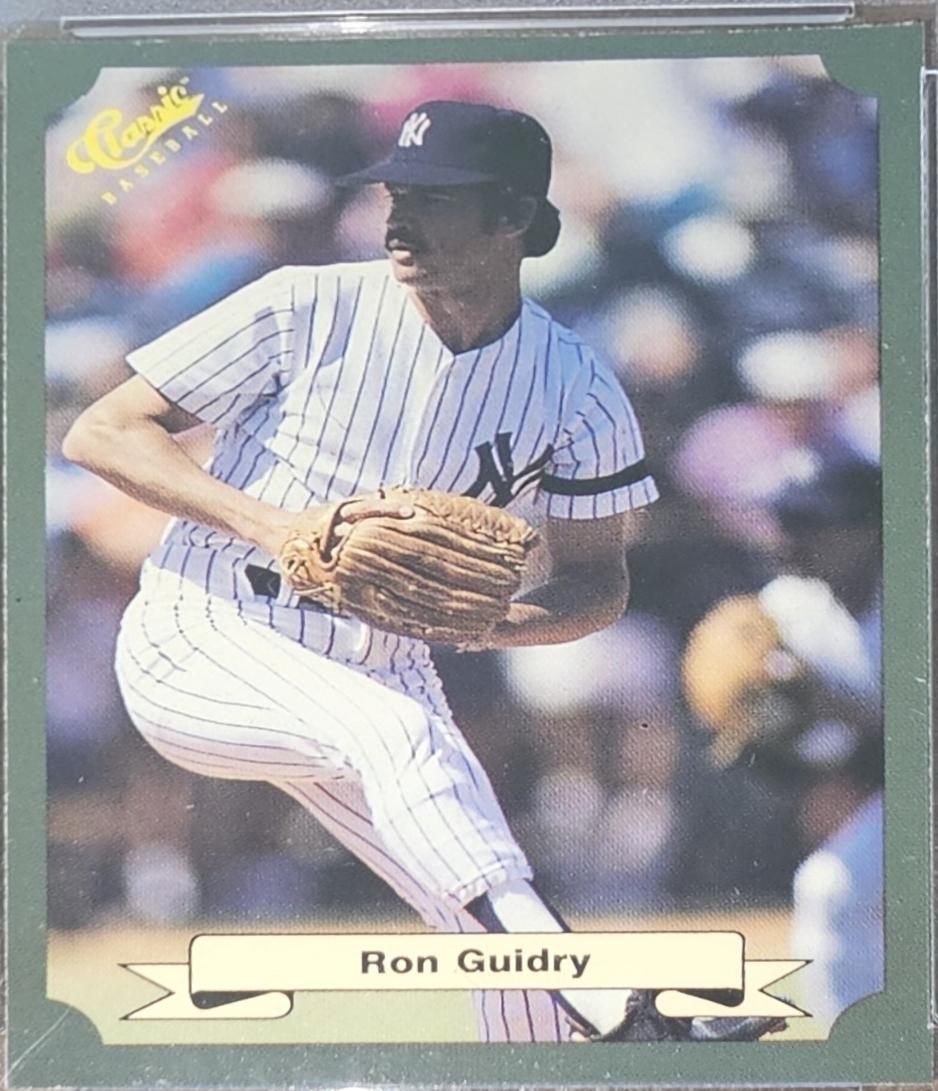 1987 Classic MLB Game Ron Guidry #68 card