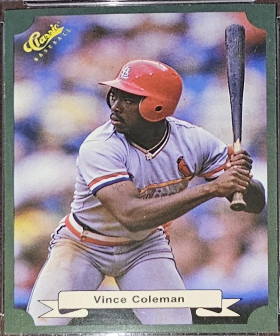 1987 Classic MLB Game Vince Coleman #30 card
