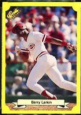 1987 Classic Travel Update Barry Larkin [Green Back] #133 card