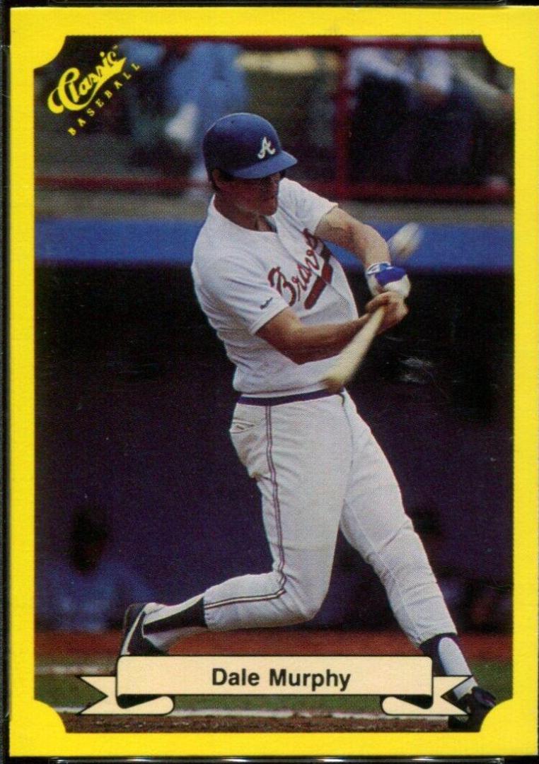 1987 Classic Travel Update Dale Murphy [Green Back] #106 card