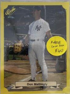 1987 Classic Travel Update Don Mattingly [Green Back] #104 card