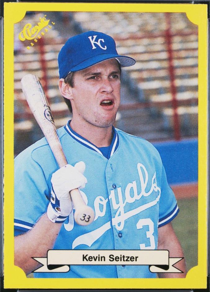 1987 Classic Travel Update Kevin Seitzer [Yellow Back ] #139 card