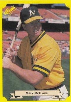 1987 Classic Travel Update Mark McGwire [Green Back] #121 card