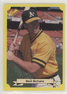1987 Classic Travel Update Mark McGwire [Yellow Back] #121 card